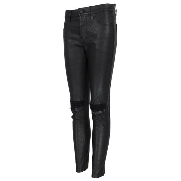 RTA (Road to Awe) skinny fit lambskin leather trousers in black