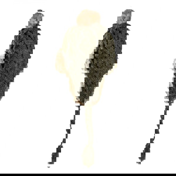 Aran Cable Trapper Hat Aran Cable Trapper Hat | Chunky Knit Design | Faux Fur Lined