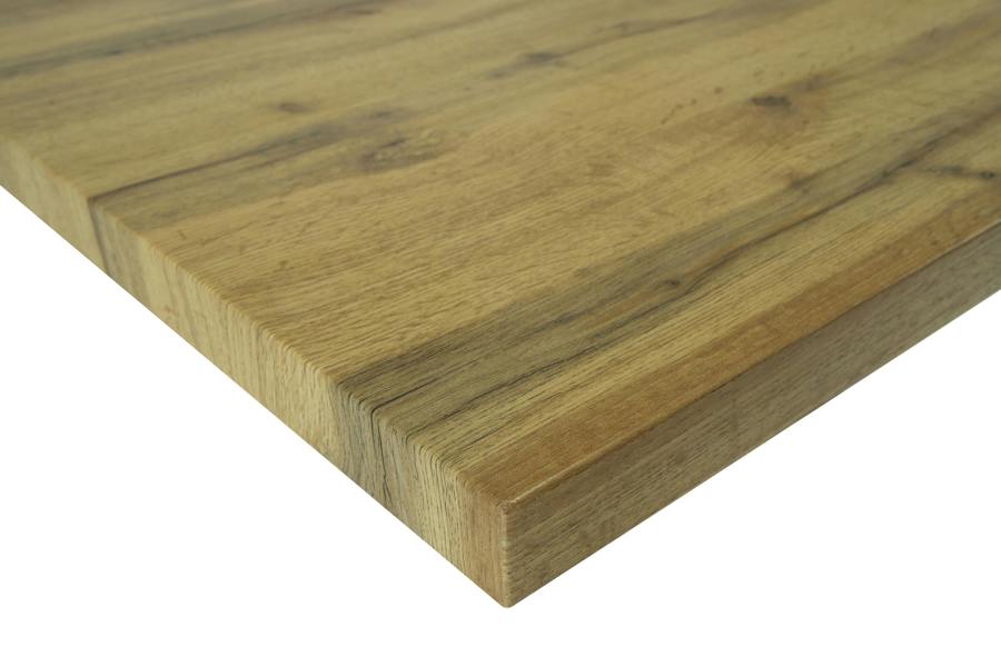 Colorado Oak Dining Table with Industrial Black Legs - Madefor.Living