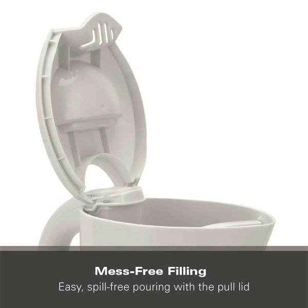 Hamilton Beach Essential 1.7L Plastic Kettle - White - Hamilton Beach UK