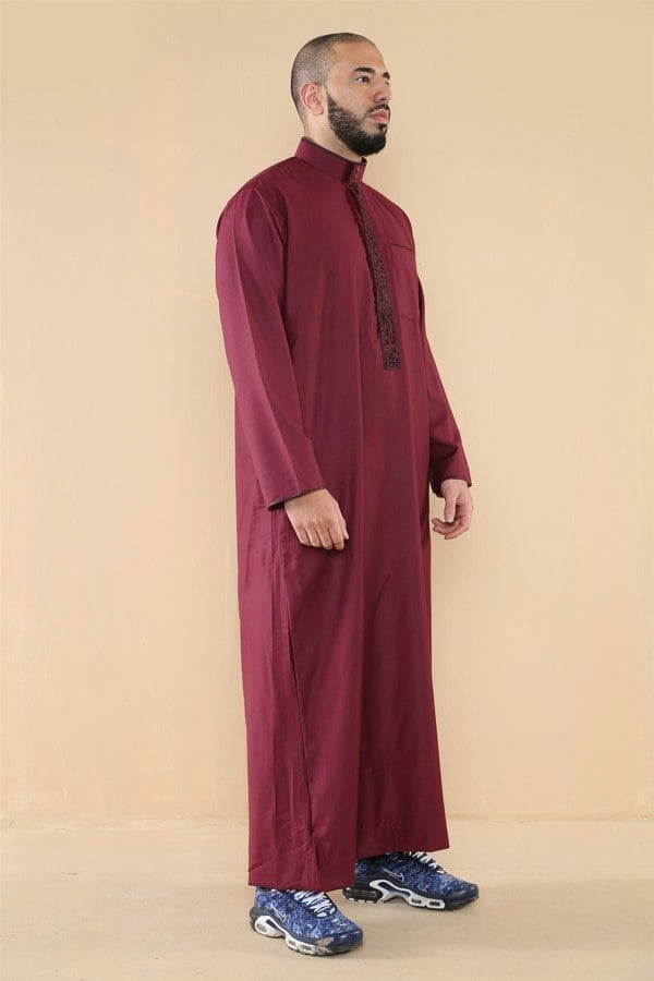 103_thobe_Wine_L - 56, 103_thobe_Wine_M - 54, 103_thobe_Wine_S - 52, 103_thobe_Wine_XL - 58, 103_thobe_Wine_XXL - 60