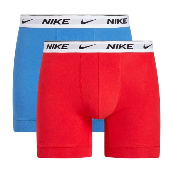 Nike Mens Swim Briefs (Pack of 2) - Red/Blue