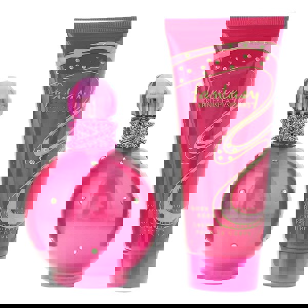 Britney Spears Fantasy 2 Piece Gift Set: Eau de Parfum 100ml - Body Souffle 100ml