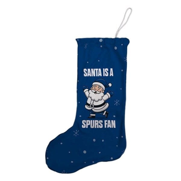 BritishmadeGifts Santa is a Spurs Football Fan - Christmas Stocking