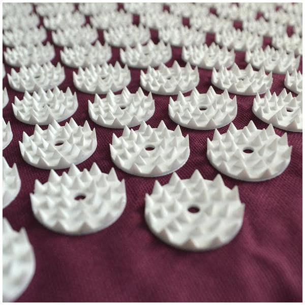 White Lotus Beauty Acupressure Mat and Pillow Set Award Winning 