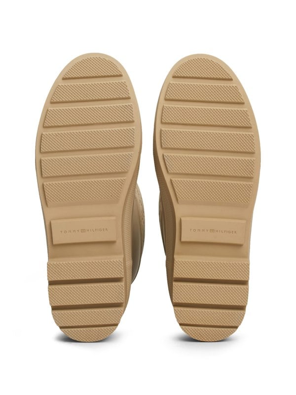 Tommy Hilfiger RUBBER Womens Long Boots Beige