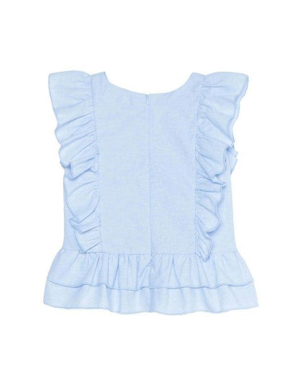 BALOU Girls Frill Panel Top