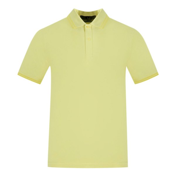 Fred Perry Twin Tipped Collar M12 I99 Polo Shirt - Yellow