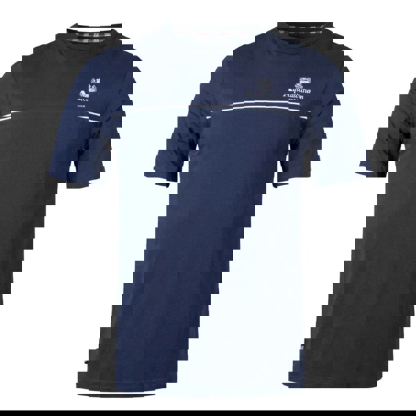 Aquascutum ACTIVE PIPING T-SHIRT NAVY FW23 TS005 11 Navy Blue T-Shirt Mens M