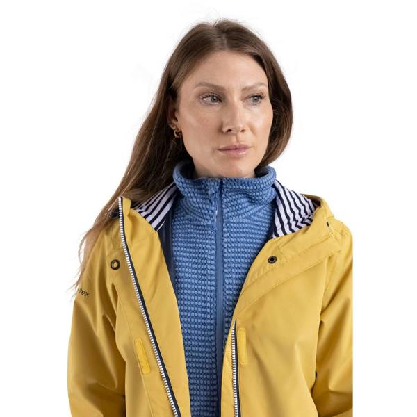 Trespass Womens/Ladies Flourish Waterproof Jacket - Pale Ochre - 