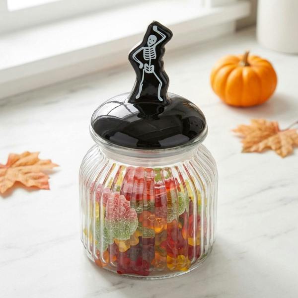 Garden Greatness Halloween Skeleton Sweat Treat Jar