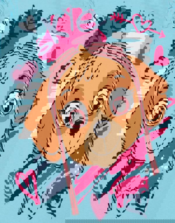 Paw Patrol Girls Blue Skye Long Sleeve Long Leg Pyjama Set [dis]