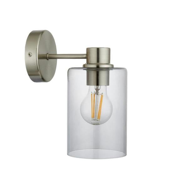 Pagazzi Lighting Kingsholm Brushed Satin Nickel Wall Light
