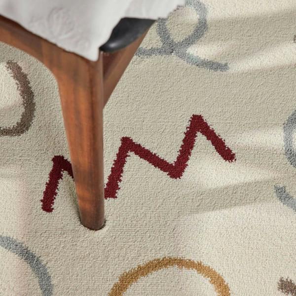 Adventures Kids Rug Fiete Cream Multicolor Underfloor heating Rug