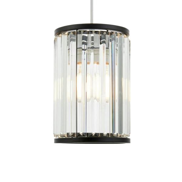 Pagazzi Lighting Resto Matte Black Narrow Easy-Fit Pendant