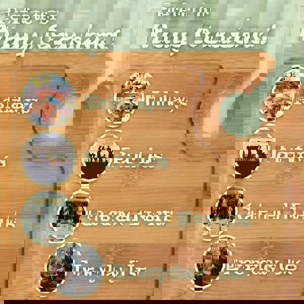 Maison des Cadeaux Bamboo Appetiser & Cheese Board Tray