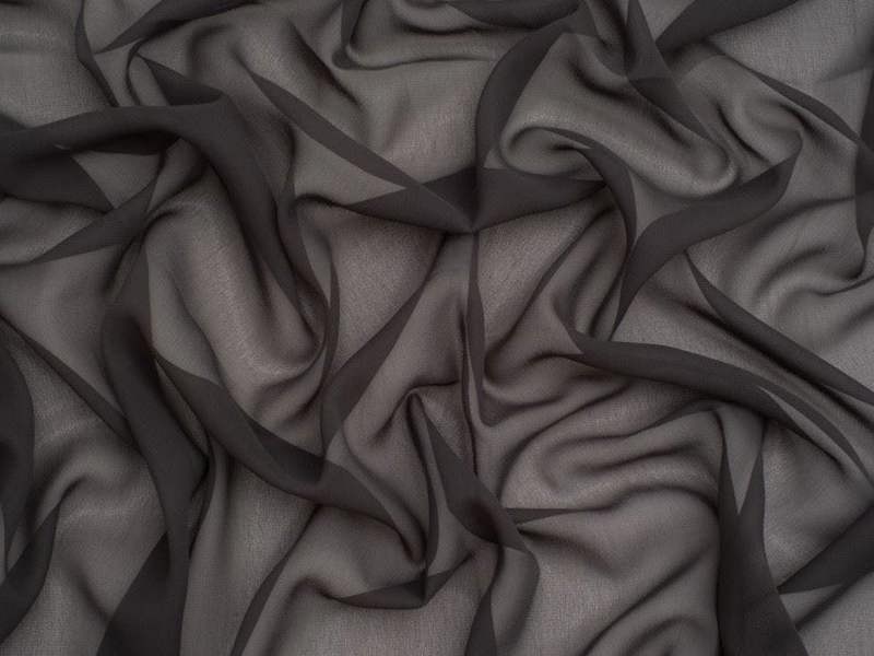 Minerva Core Range Minerva Light Sheer Chiffon Fabric - Plain Design Dressmaking Fabric, 110 cm / 44" Wide - per metre