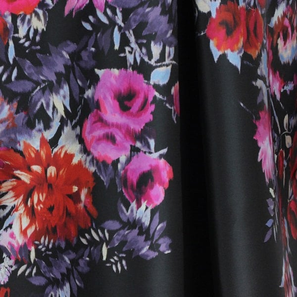 An elegant floral-print dress by Giambattista Valli
