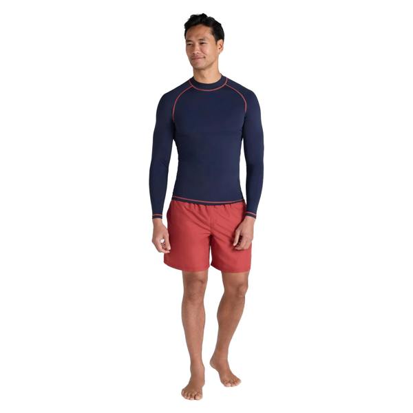 Animal Mens Long-Sleeved Rash Top - Light Purple - 