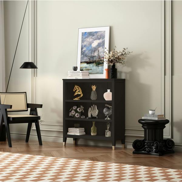 Palazzi 3 Tier Bookcase H97 W89 D25cm
