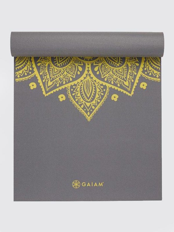 Gaiam Premium Citron Sundial Yoga Mat 6mm