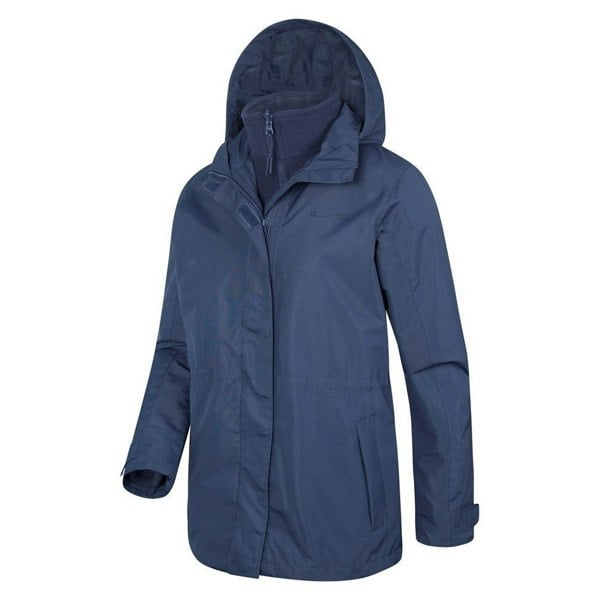 Mountain Warehouse Womens/Ladies Fell 3 in 1 Water Resistant Jacket - Navy