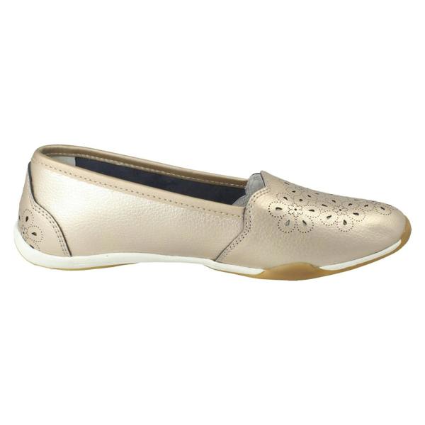 Down to Earth Ladies Down To Earth Flower Punch Details Casual Shoes F80576