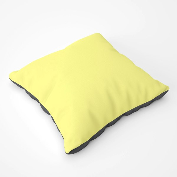 Warren Reed Sweetcorn Yellow Floor Cushion