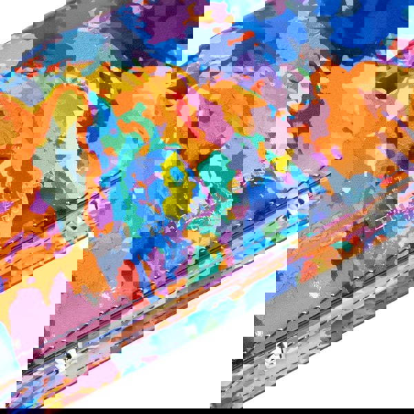 Embassy London Gazelle Mini - Summer Colours - Mini structured bag in colourful genuine leather and key