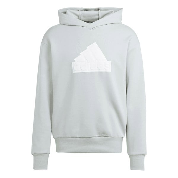 Adidas Mens Future Icons Badge Of Sport Hoodie - Silver