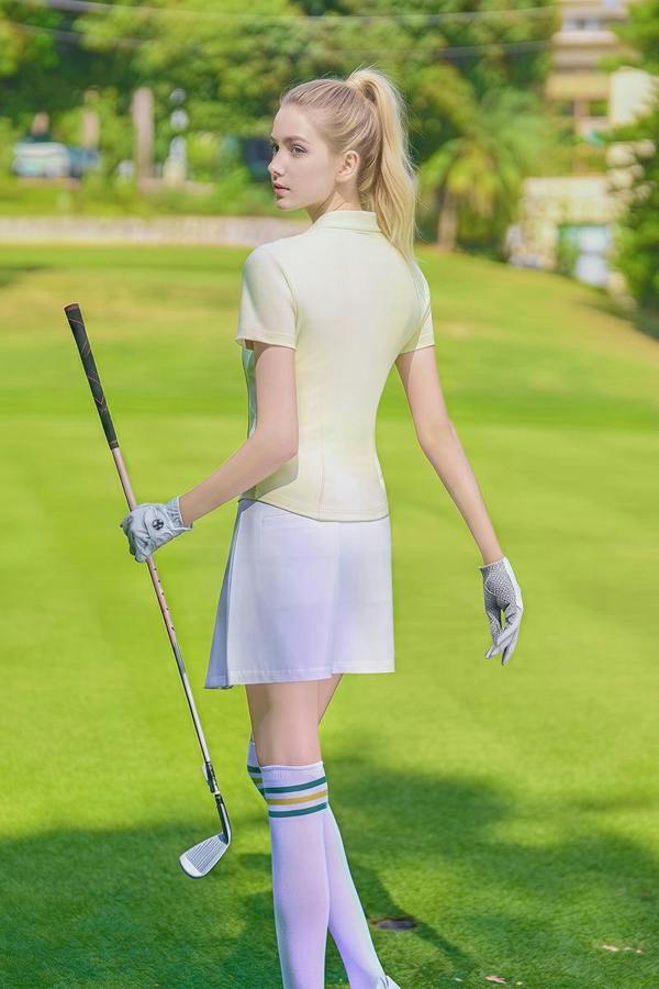 Anniou Women's Short Sleeve Golf Polo