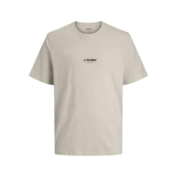 Jack And Jones Boys Soho Logo Printed Regular T-Shirt - Moonbeam - 