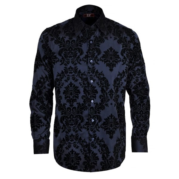 Kensington Floral Shirt - Navy