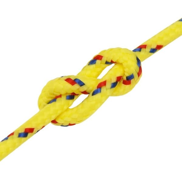 Berkfield Boat Rope Yellow 5 mm 50 m Polypropylene
