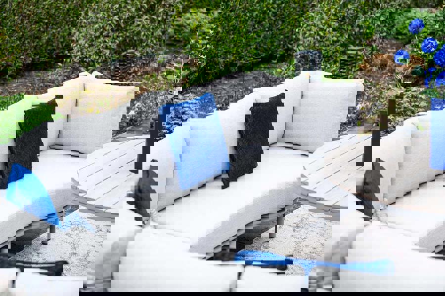 Garden Impressions Matera - Corner Sofa, Chair and High Round Table