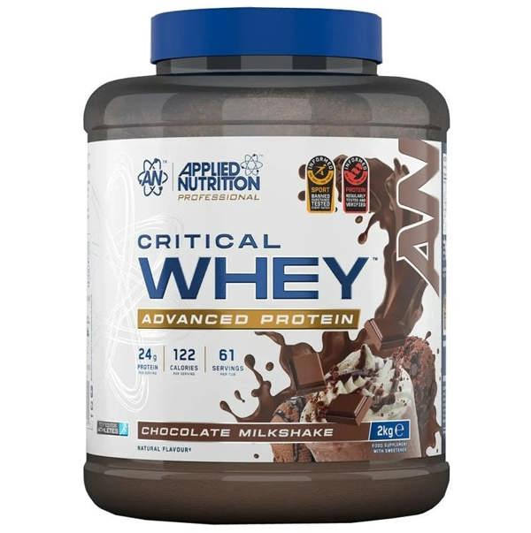 Applied Nutrition Critical Whey, Chocolate Milkshake - 2000g