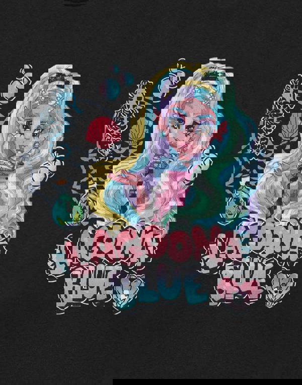 Monster High Girls Black Lagoona Blue Short Sleeved T-Shirt