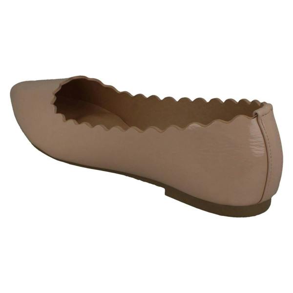 Spot On Ladies Spot On Flat Pointed Toe Ballerinas F80458