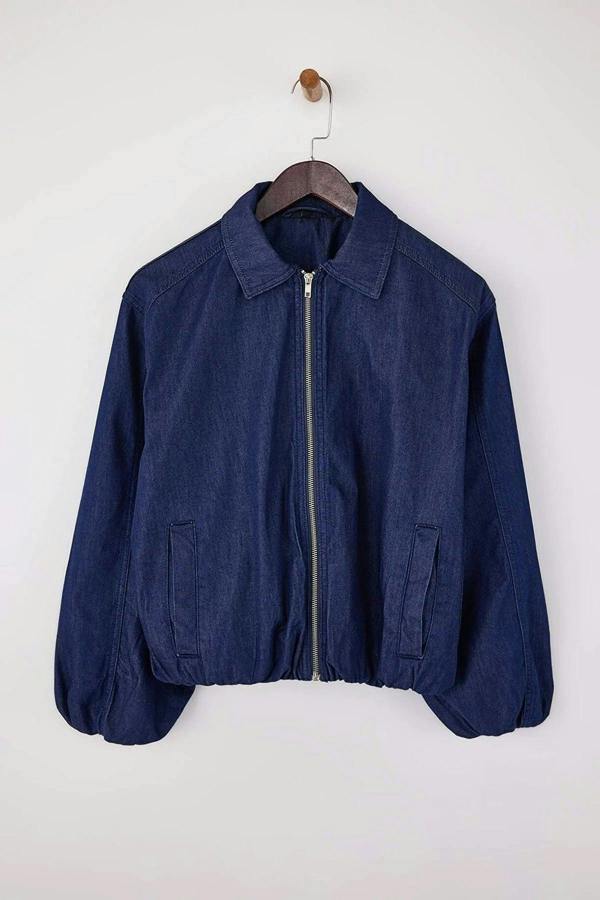 WOVCOR Bomber 100% Cotton Denim Jacket