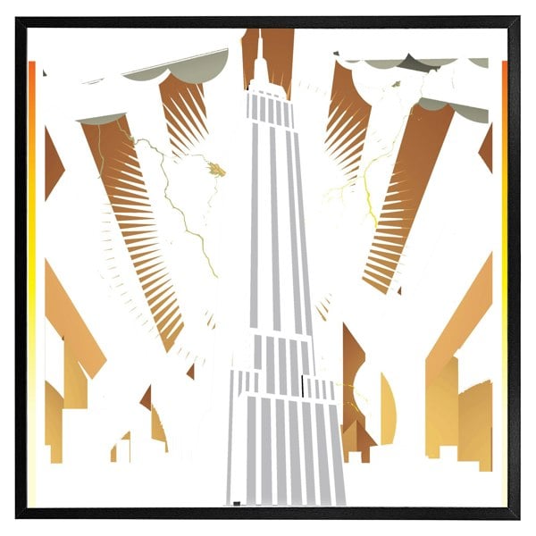 Benjamin Tate Design Art deco skyscraper (Picutre Frame)