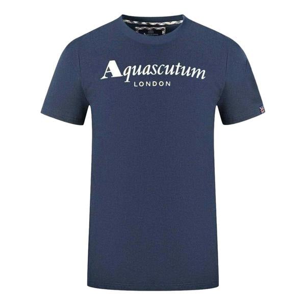 Aquascutum Mens London T-Shirt - Navy - 