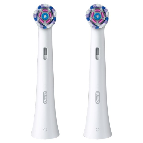 Oral-B iO Radiant White Toothbrush Heads, Pack of 2 Counts