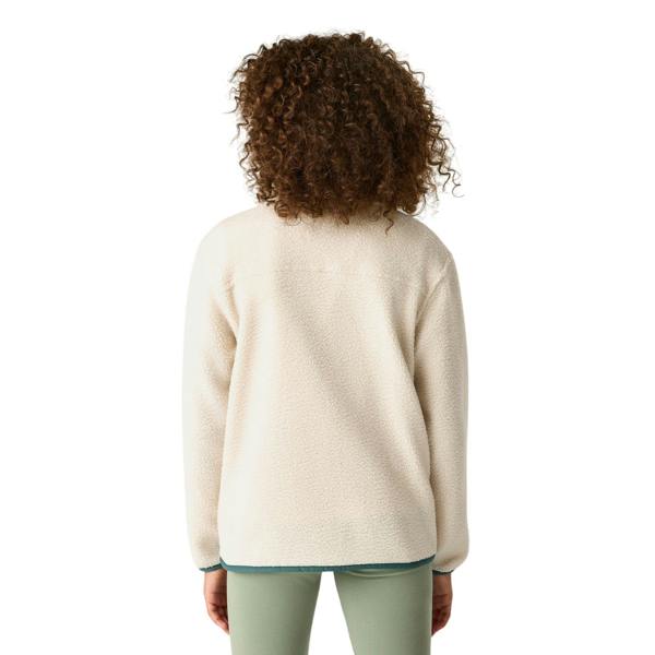 Regatta Childrens/Kids Frankie Colour Block Fleece Jacket - Light Vanilla/Mediterranea - 