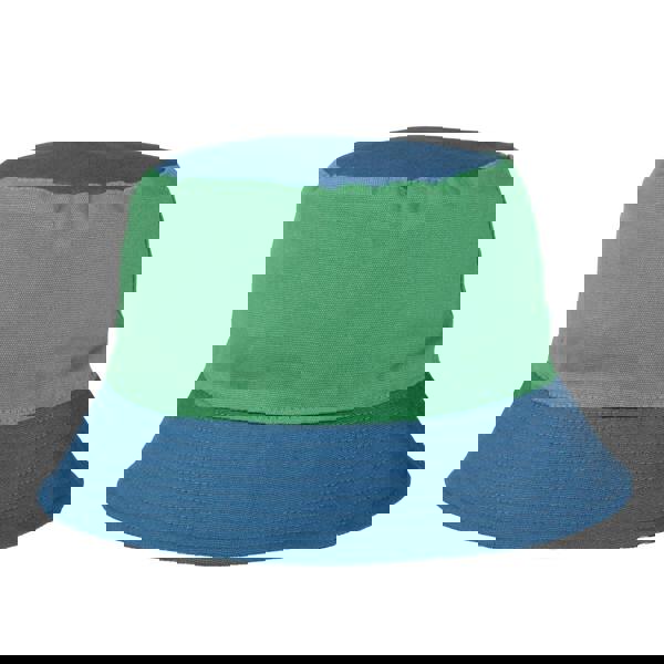 Regatta Childrens/Kids Scratch Reversible Bucket Hat - Piquant Green/Moroccan Blue