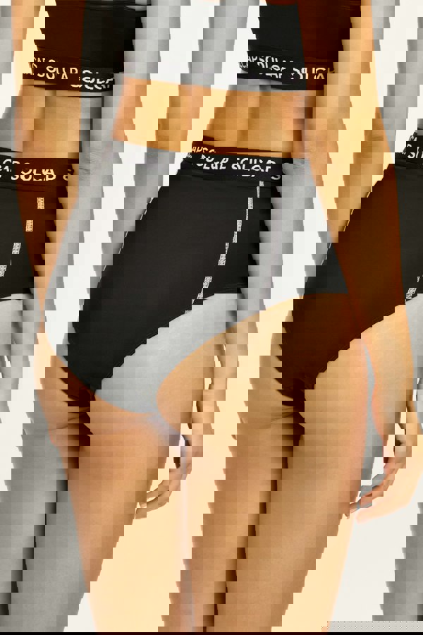 SOUL CAP Women's High-Waisted Bikini Bottoms