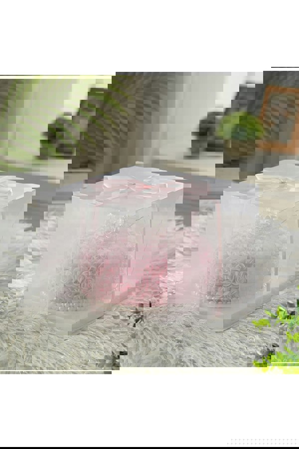 Living and Home Artificial Rose Cake with Gift Box