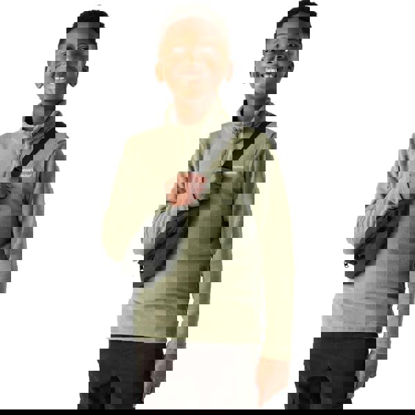 Regatta Great Outdoors Childrens/Kids Hot Shot II Half Zip Fleece Top - Oil Green - 