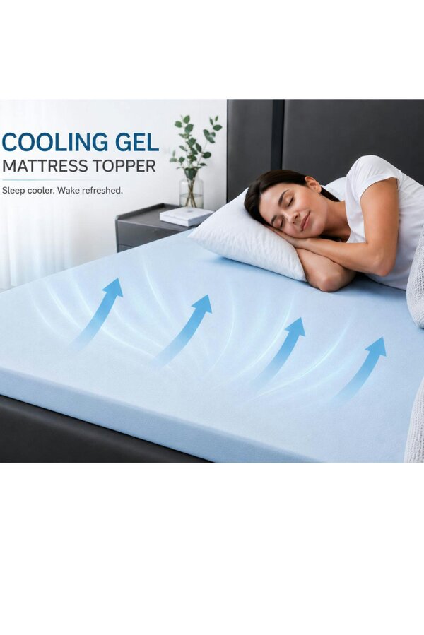 Ezysleep Cooling Hydro Foam Mattress Topper – 5cm