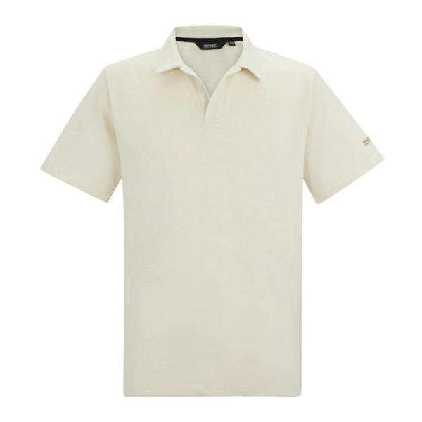 Regatta Mens Hadvo Polo Shirt - White Stone - 