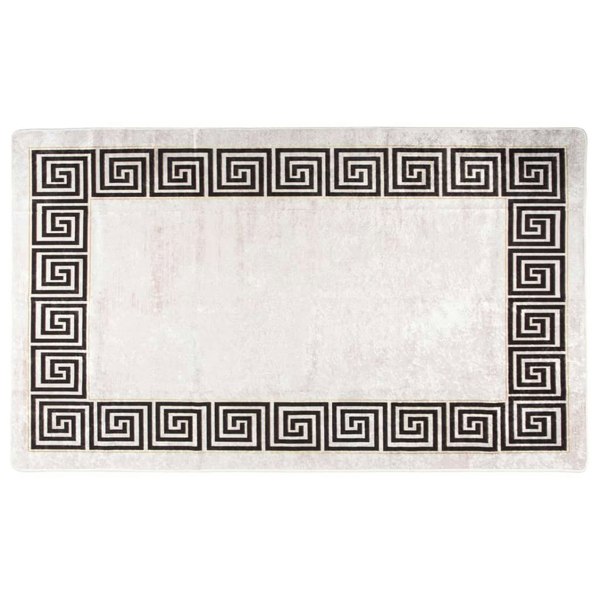 Berkfield Rug Washable 120x180 cm Light Beige Anti Slip